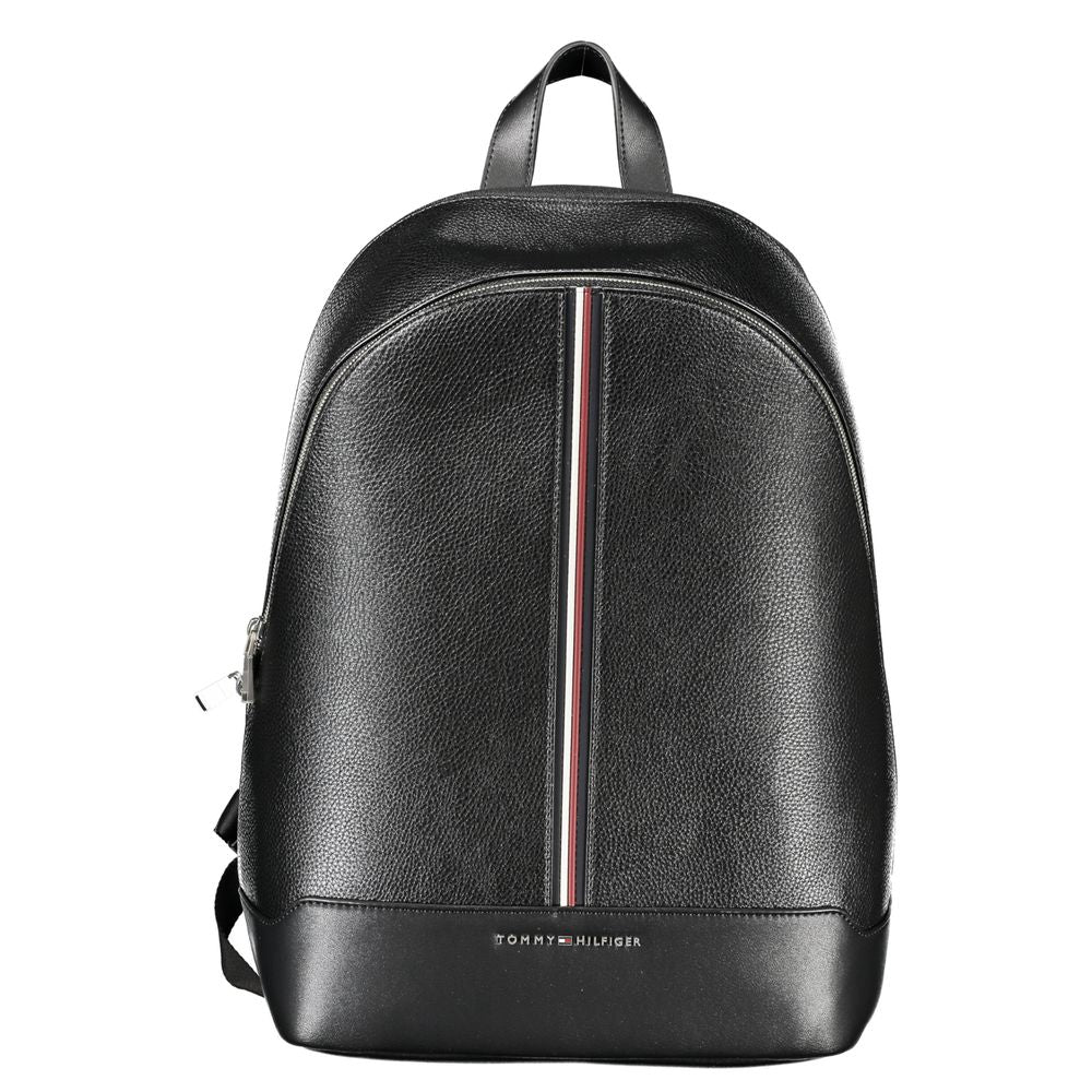 Tommy Hilfiger Black Polyethylene Backpack