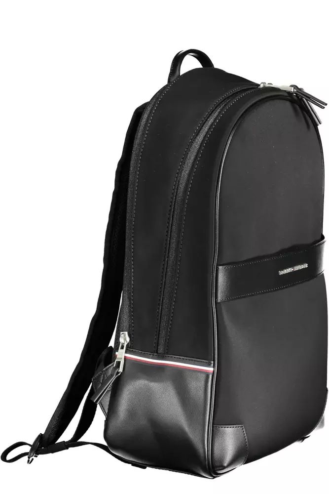Tommy Hilfiger  Black Polyester Backpack