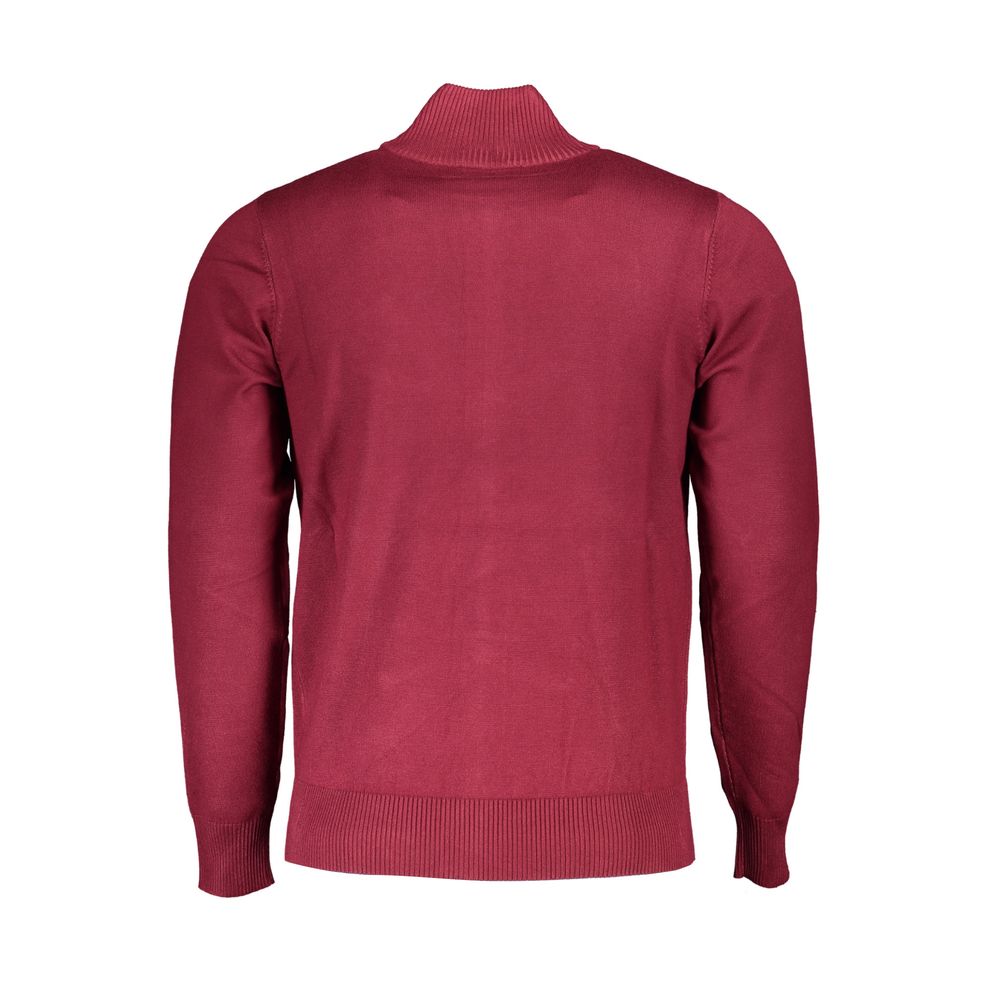 U.s. Grand Polo Red Nylon Sweater