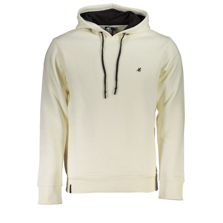 U.S. Grand Polo Elegant Hooded Sweatshirt with Embroidery Details