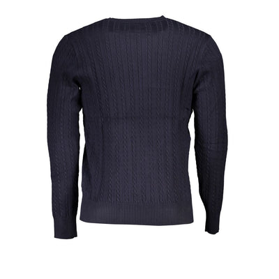 U.S. Grand Polo Classic Crew Neck Sweater with Contrast Details
