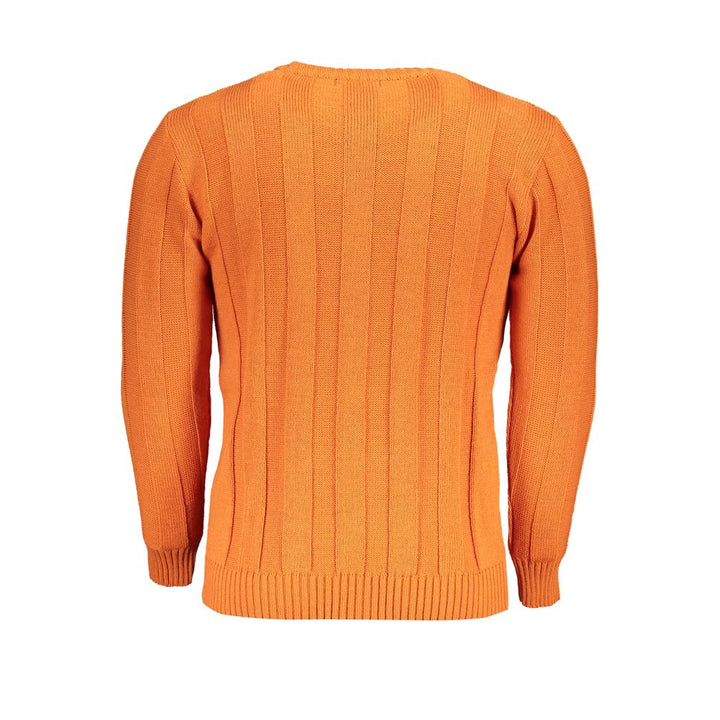 U.S. Grand Polo Orange Fabric Sweater