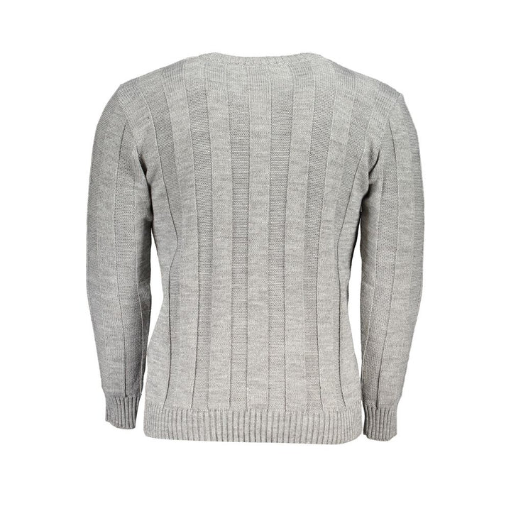 U.s. Grand Polo Gray Fabric Sweater