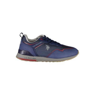 U.S. Polo Assn. Sleek Blue Sneakers with Contrast Details