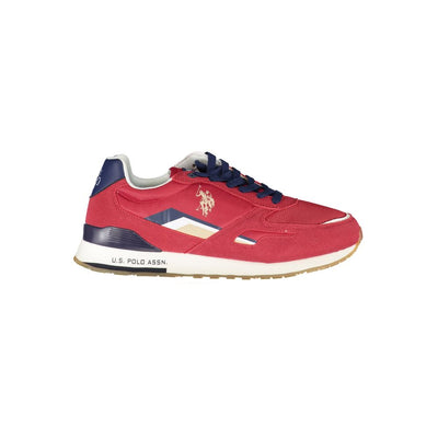 U.S. Polo Assn. Sleek Pink Sneakers with Eye-Catching Contrast
