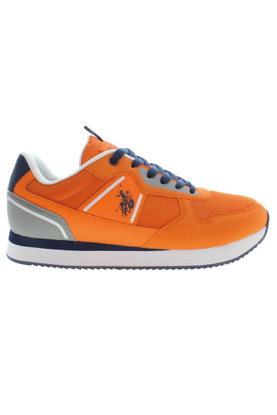 U.S. Polo Assn. Orange Polyester Sneaker