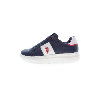U.S. Polo Assn. Chic Blue Lace-Up Sporty Sneakers