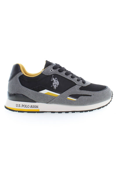 U.S. Polo Assn. Gray Polyester Sneaker