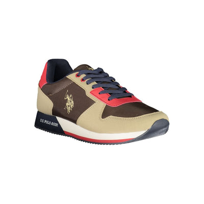 U.S. Polo Assn. Brown Polyester Sneaker