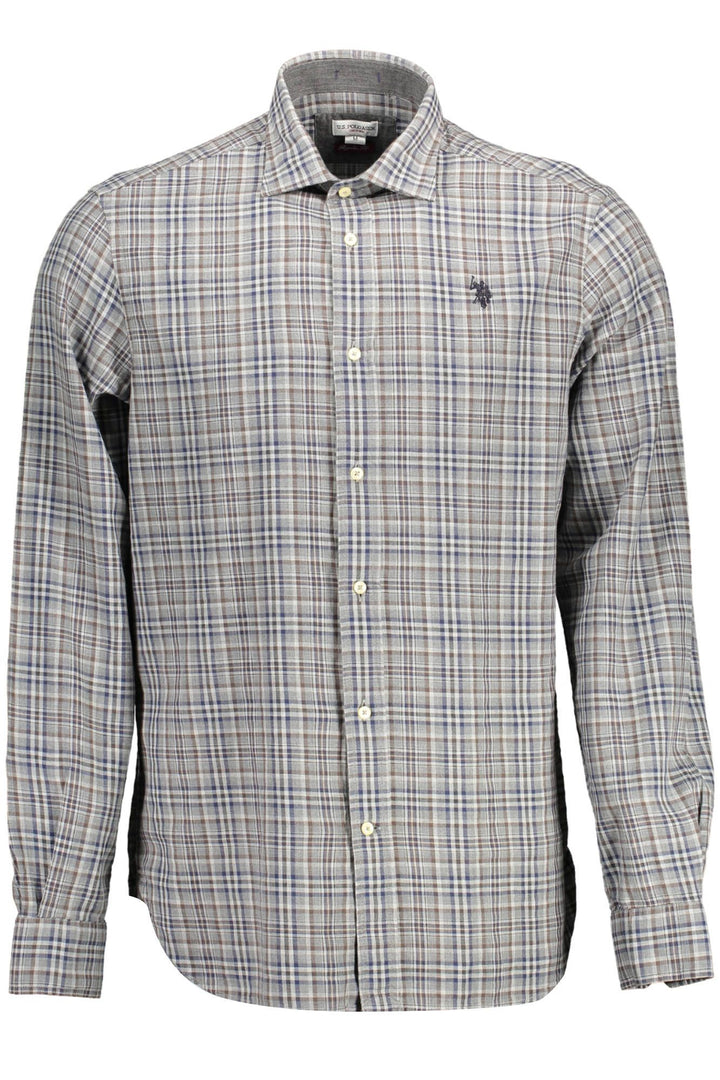 U.S. Polo Assn. Gray Cotton Shirt