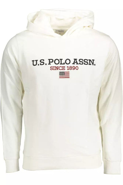U.S. Polo Assn. White Cotton Sweater