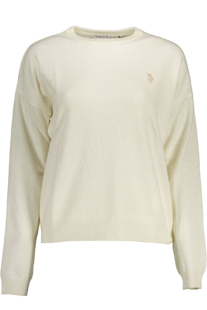 U.S. Polo Assn. White Wool Sweater