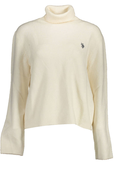 U.S. Polo Assn. White Nylon Sweater