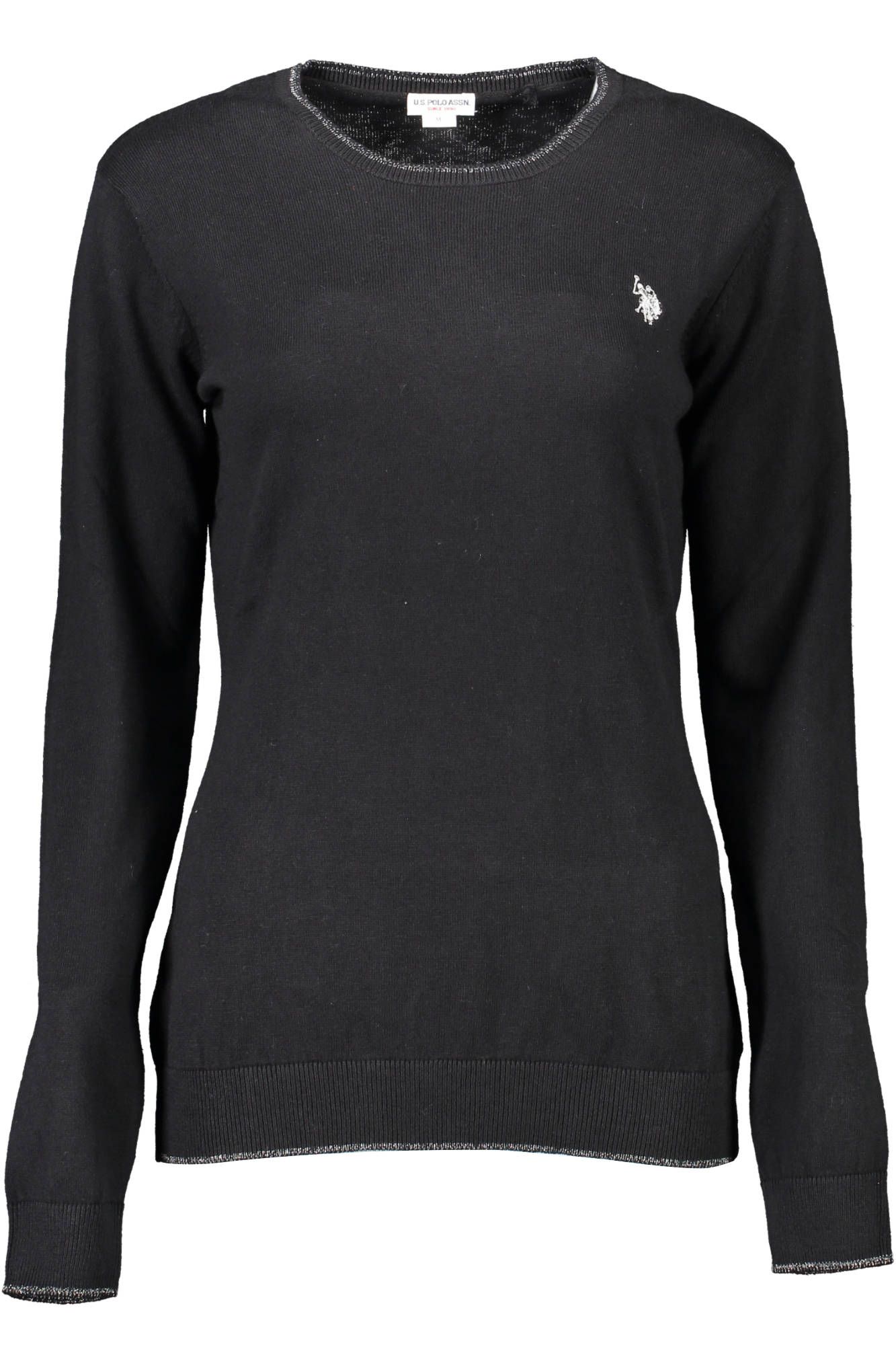 U.S. Polo Assn. Black Cotton Sweater