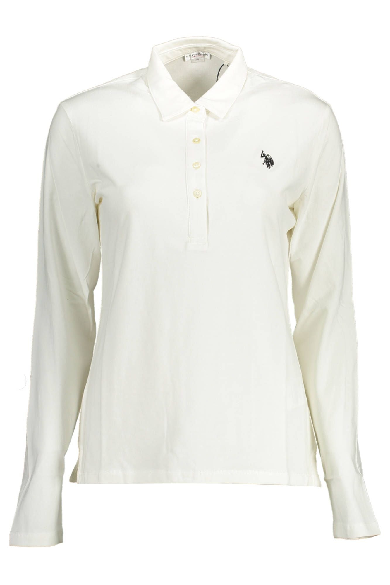 U.S. Polo Assn. White Cotton Polo Shirt