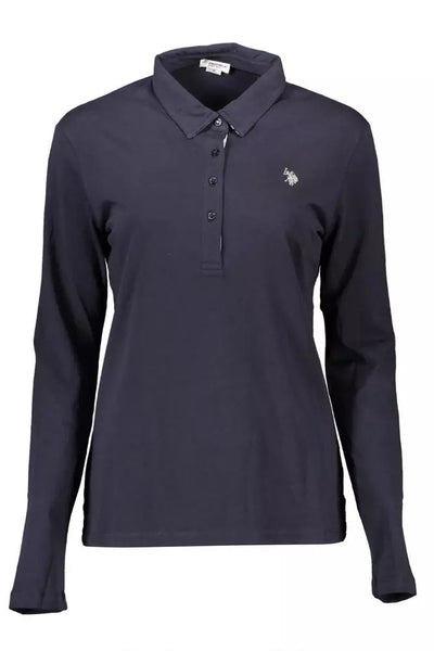 U.S. Polo Assn. Blue Cotton Polo Shirt
