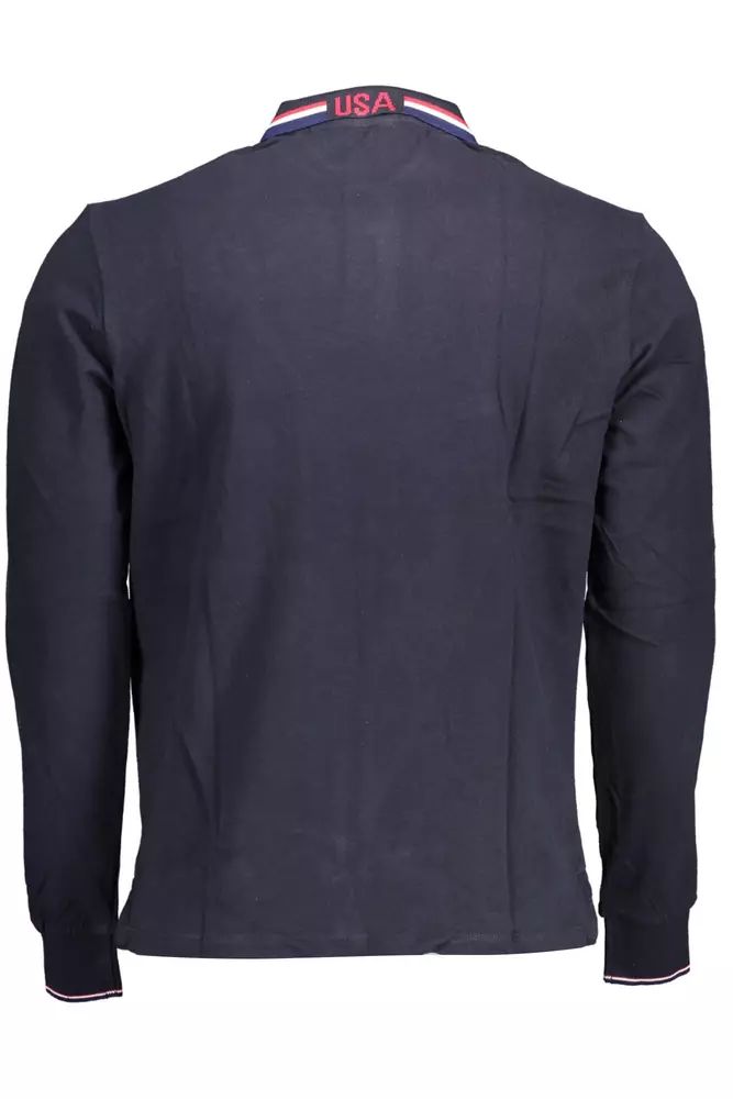 U.S. Polo Assn. Blue Cotton Polo Shirt