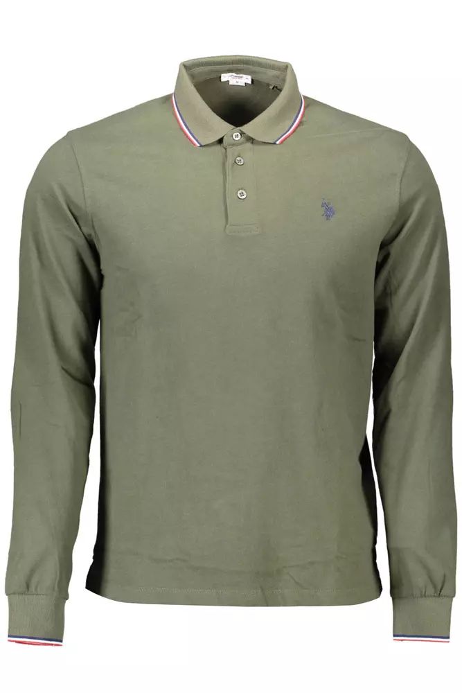 U.S. Polo Assn. Green Cotton Polo Shirt