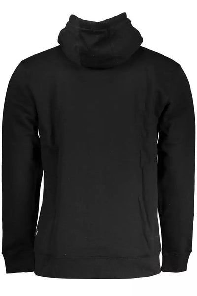 Vans Elegant Long-Sleeved Hooded Sweatshirt in Black