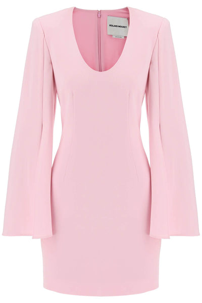 Roland mouret "mini dress with cape sleeves"-0