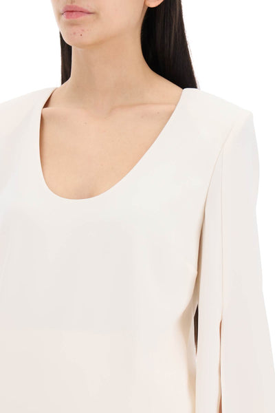 Roland mouret "cady top with flared sleeve"-3