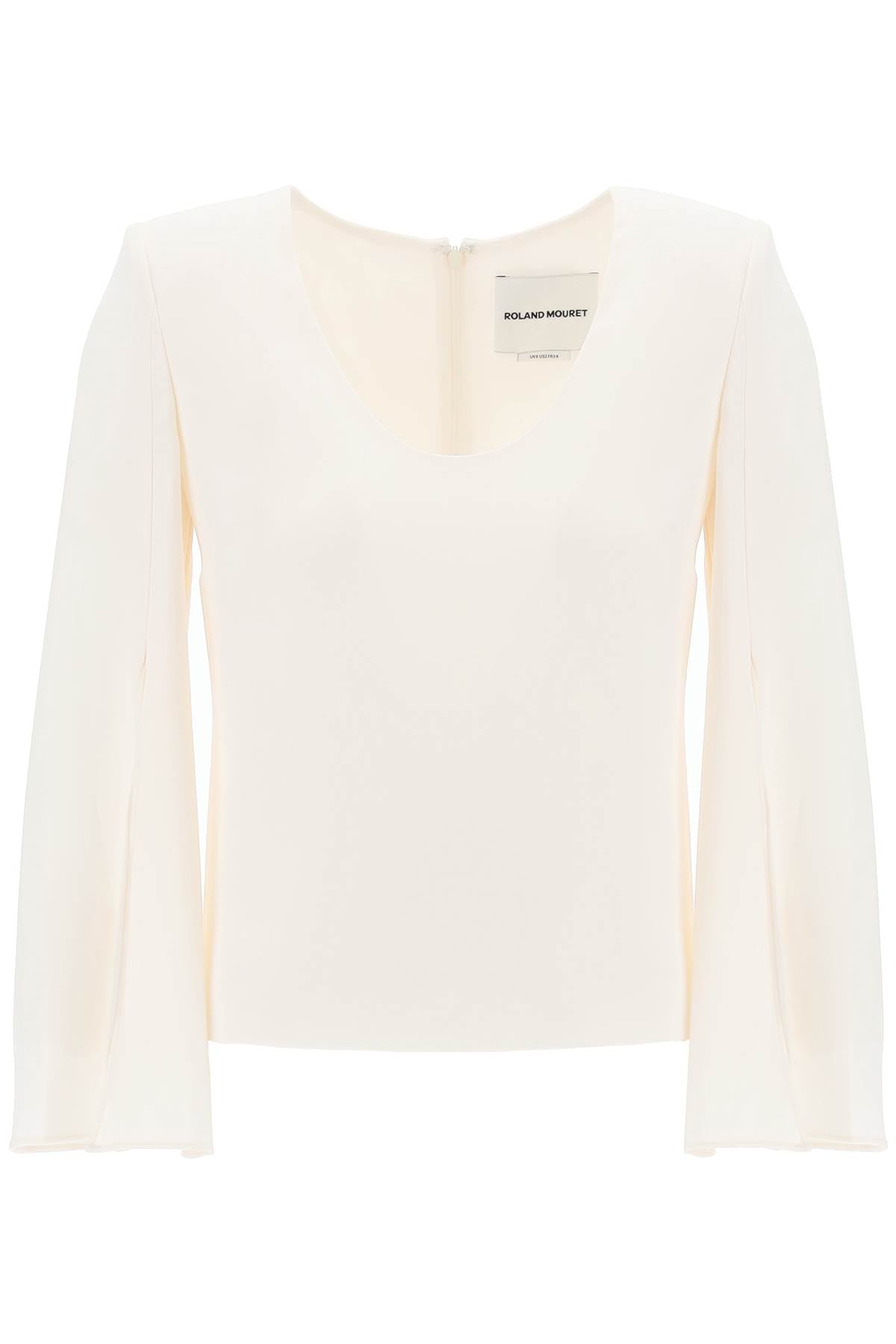 Roland mouret "cady top with flared sleeve"-0