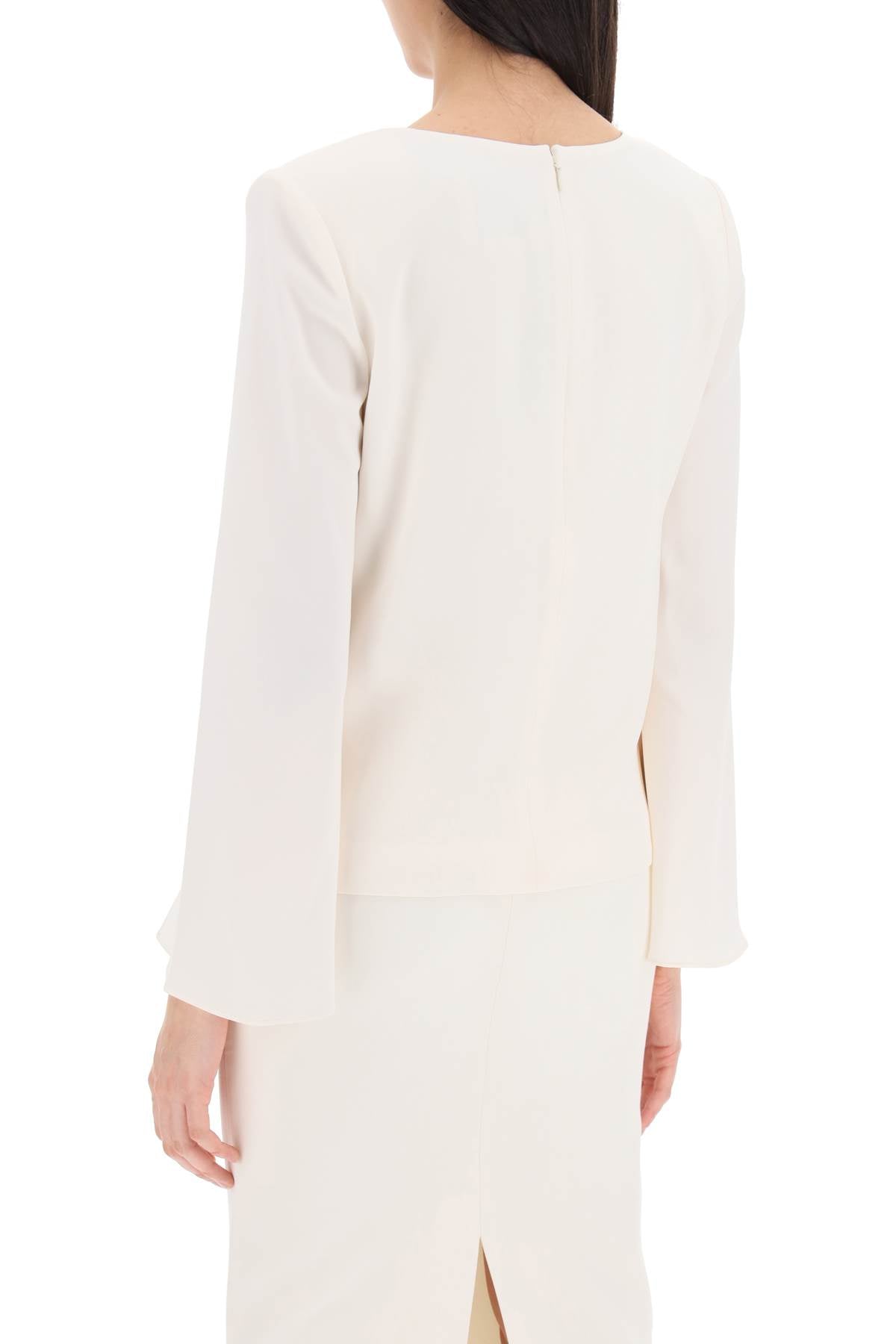 Roland mouret "cady top with flared sleeve"-2