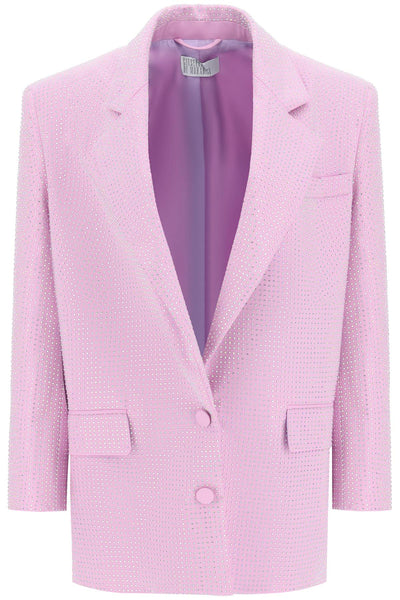Giuseppe di morabito stretch cotton jacket with crystals-0