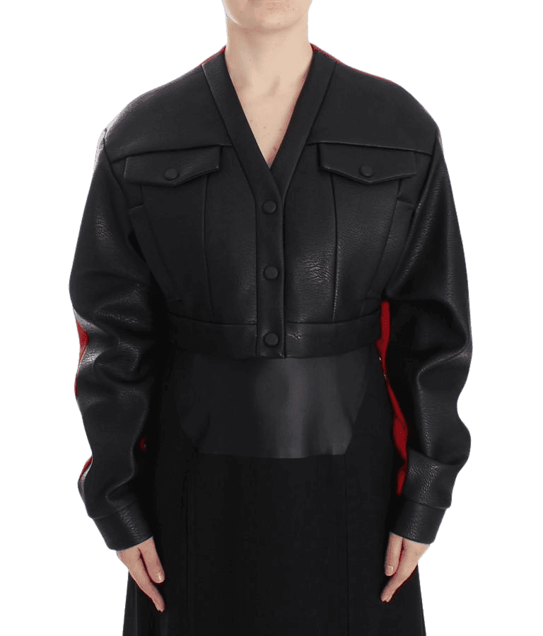 KAALE SUKTAE Short Croped Coat Bomber Jacket #women, Black, Catch, feed-agegroup-adult, feed-color-black, feed-gender-female, feed-size-IT40|S, Gender_Women, IT40|S, Jackets & Coats - Women - Clothing, KAALE SUKTAE, Kogan at SEYMAYKA