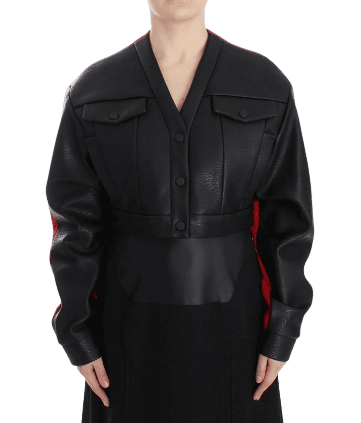 KAALE SUKTAE Short Croped Coat Bomber Jacket #women, Black, Catch, feed-agegroup-adult, feed-color-black, feed-gender-female, feed-size-IT40|S, Gender_Women, IT40|S, Jackets & Coats - Women - Clothing, KAALE SUKTAE, Kogan at SEYMAYKA