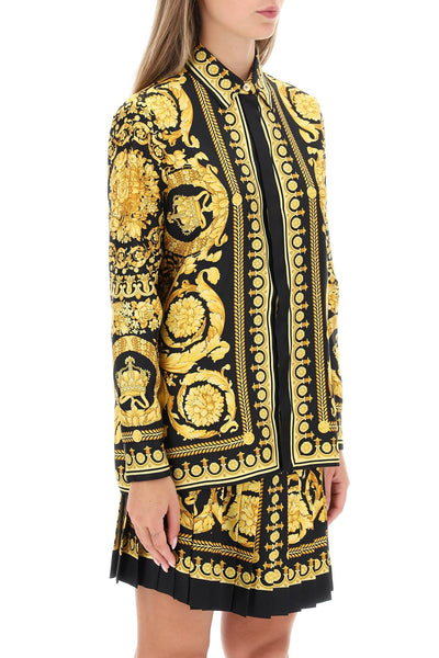 Versace barocco silk shirt-1