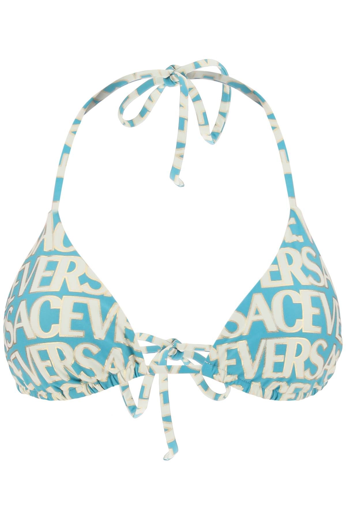 Versace versace allover bikini top-0