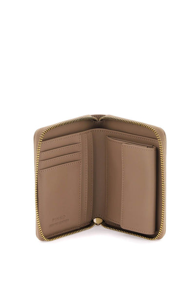 Pinko leather zip-around wallet-1