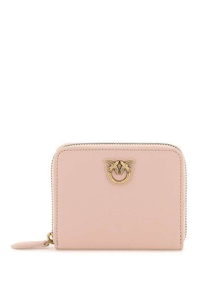 Pinko leather zip-around wallet-0