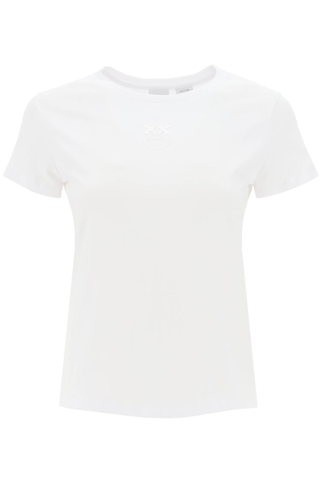 Pinko embroidered effect logo t-shirt-0