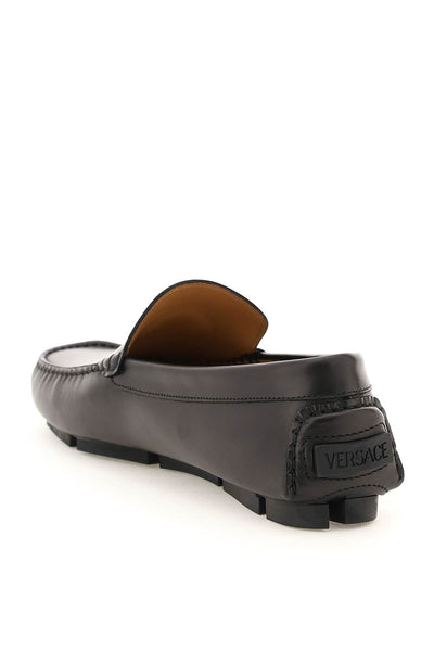 Versace la medusa leather loafers-2