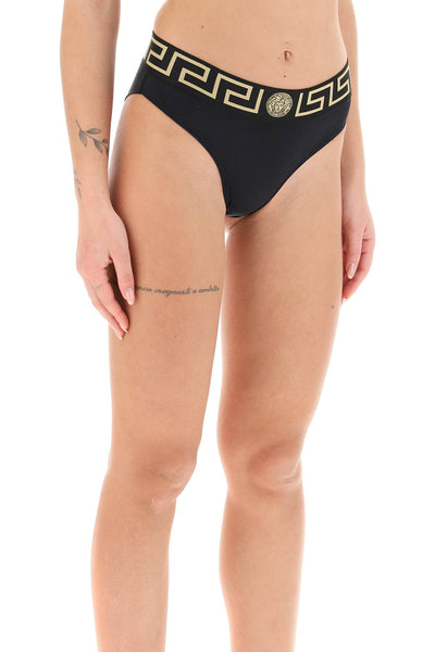 Versace bikini bottom with greca band-1