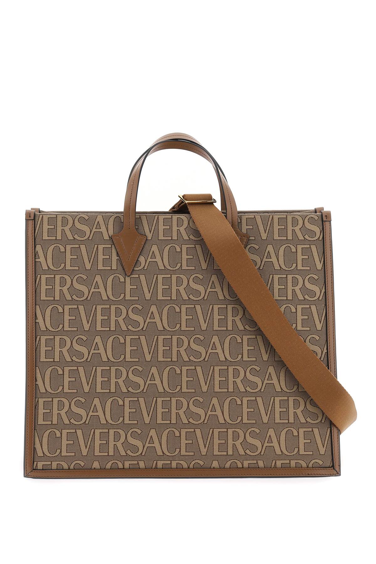 Versace versace allover shopper bag-0