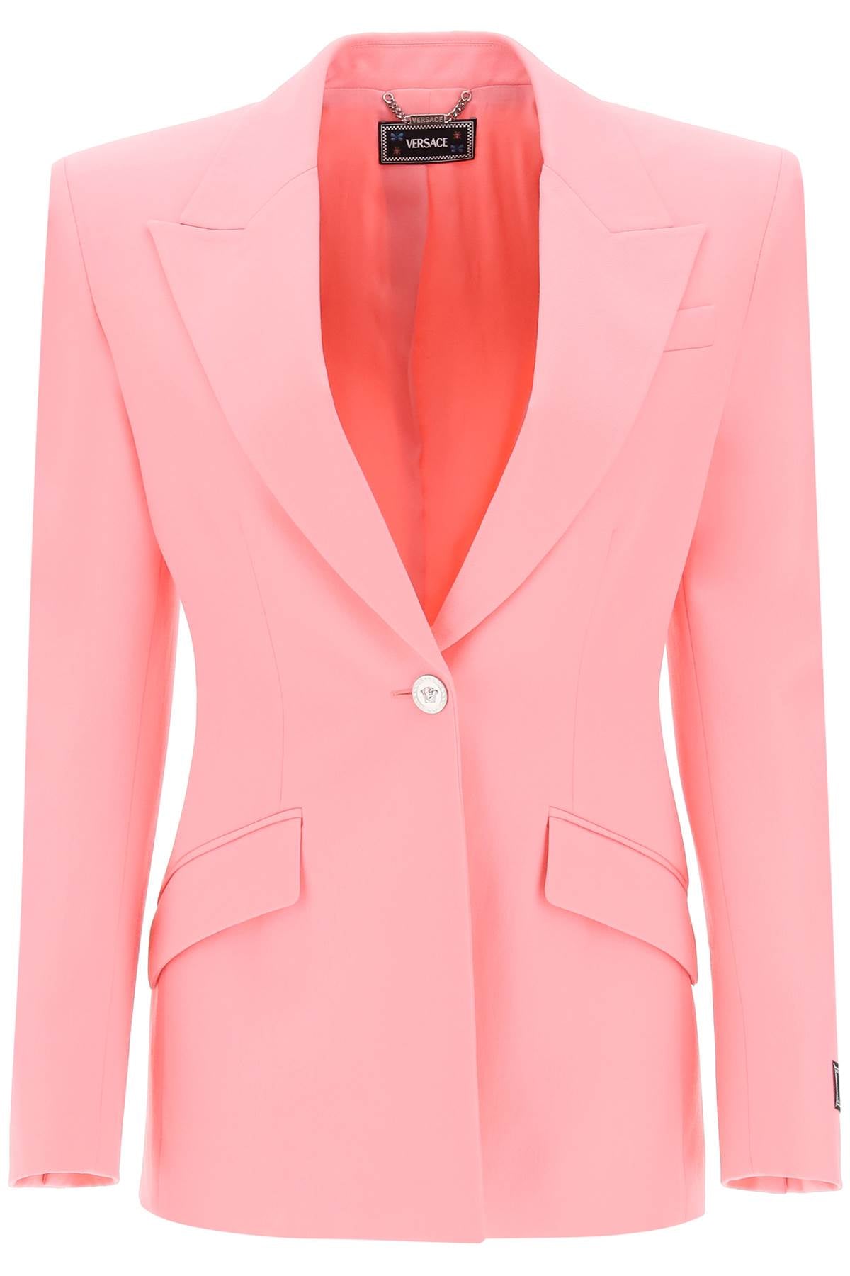 Versace single-breasted medusa jacket-0