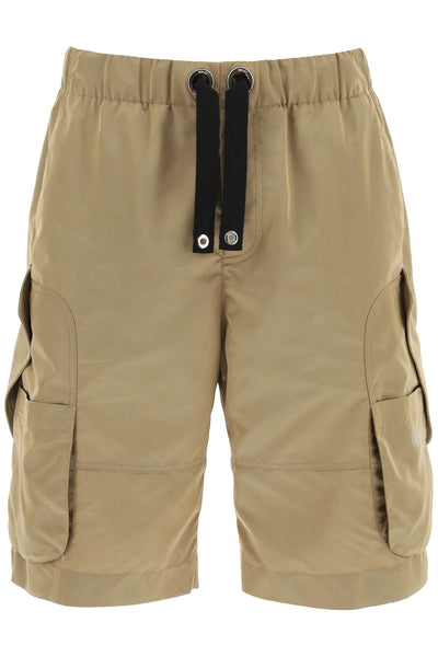Versace oversized nylon cargo shorts-0