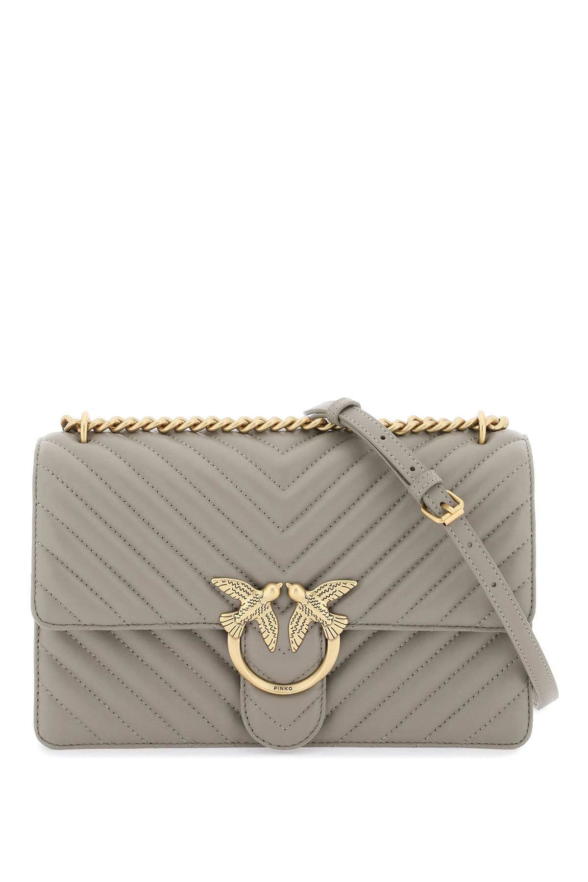 Pinko chevron quilted 'classic love bag one'-0