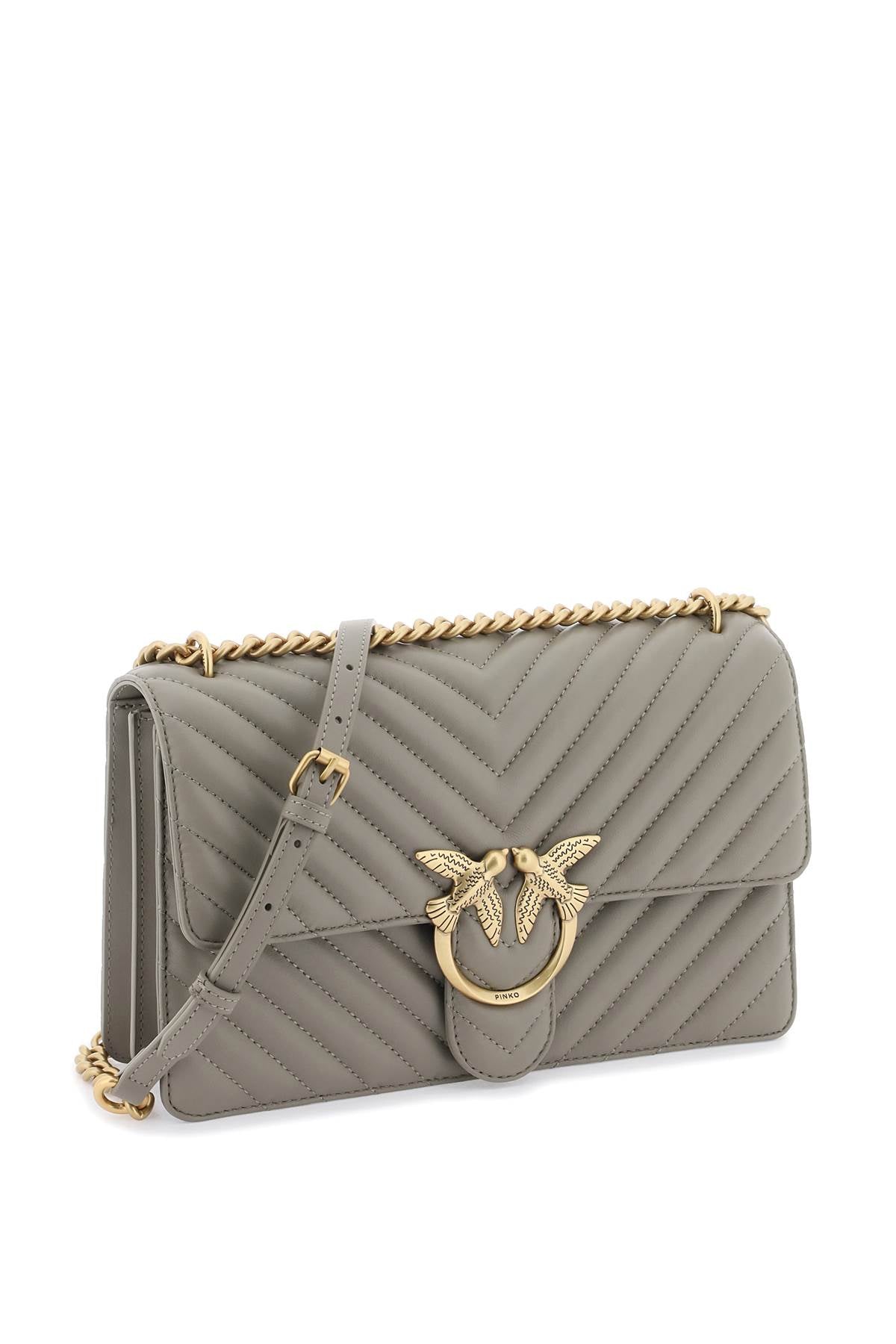 Pinko chevron quilted 'classic love bag one'-2