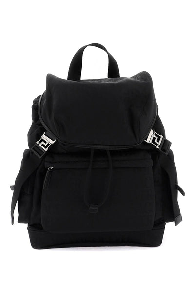 Versace versace allover neo nylon backpack-0
