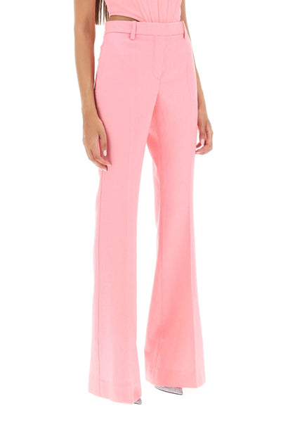 Versace low waisted flared trousers-1