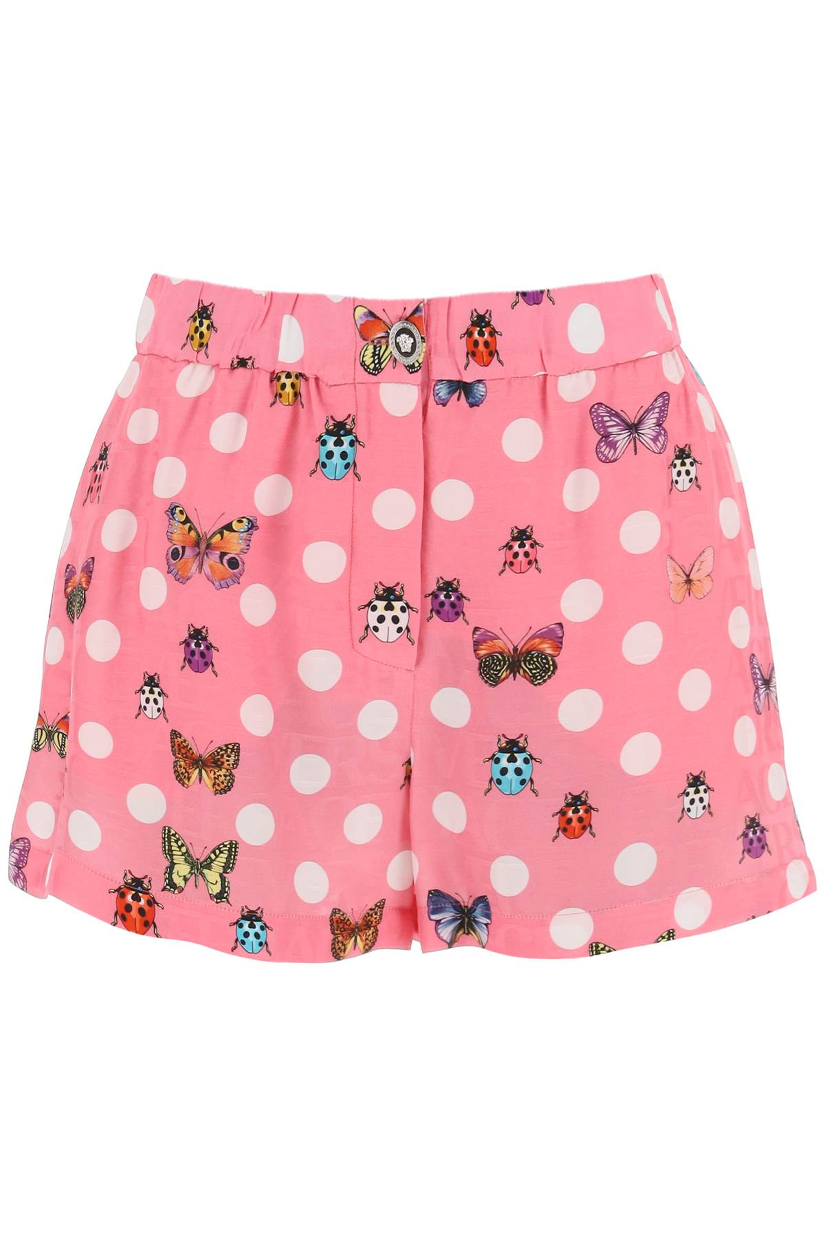 Versace butterflies&ladybugs polka dot shorts-0
