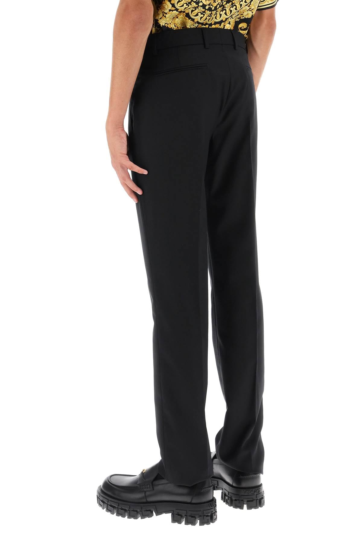 Versace tailored pants with medusa details-2
