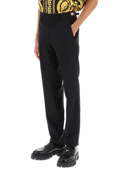 Versace tailored pants with medusa details-3