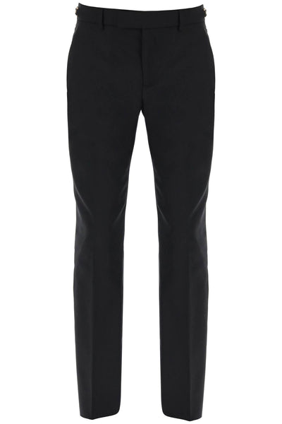Versace tailored pants with medusa details-0
