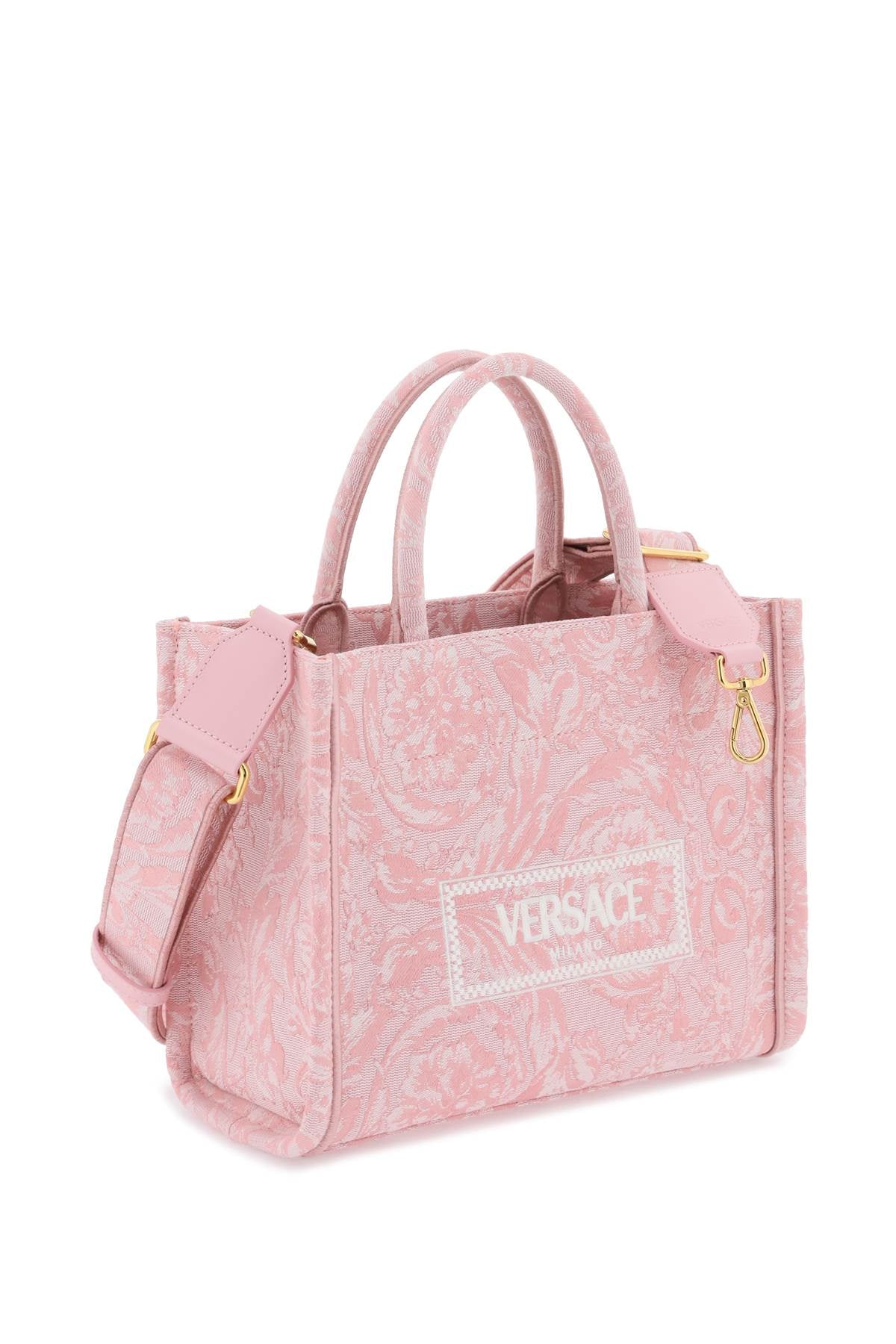 Versace athena barocco small tote bag-2