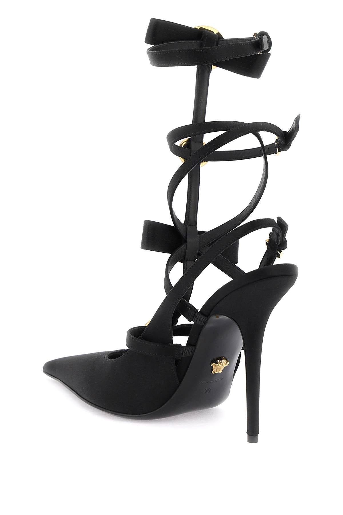 Versace slingback pumps with gianni ribbon bows-2